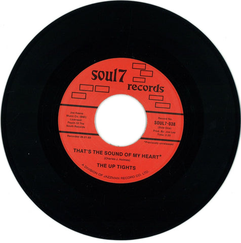 The Up Tights / Ike Noble & The Up Tights ‎– That's The Sound Of My Heart 7" Soul7 ‎– SOUL7.038