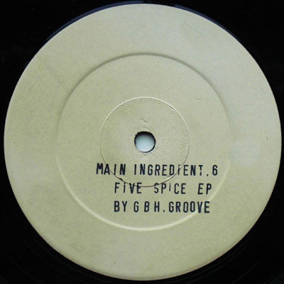 GBH : Five Spice EP (12", EP, W/Lbl, Sta)