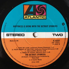 Spinners : Happiness Is Being With The Detroit Spinners (LP, Album)