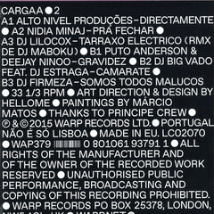Various - Cargaa 2 12" WAP379 Warp Records