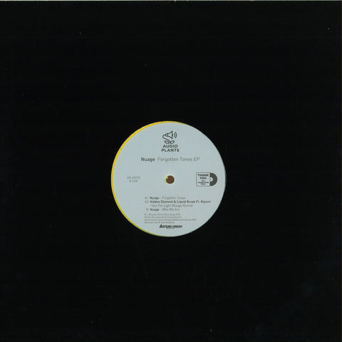 Nuage - Forgotten Tones EP 12" Audio Plants Recordings ‎– APLANT03