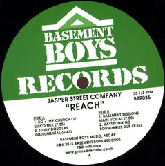 Jasper Street Company - Reach - Basement Boys Records ‎– BBR085