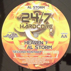 Heaven-7 Vs Al Storm : Dance With Me (The Remix) / Second Kontakt (Dirty Mix) (12")