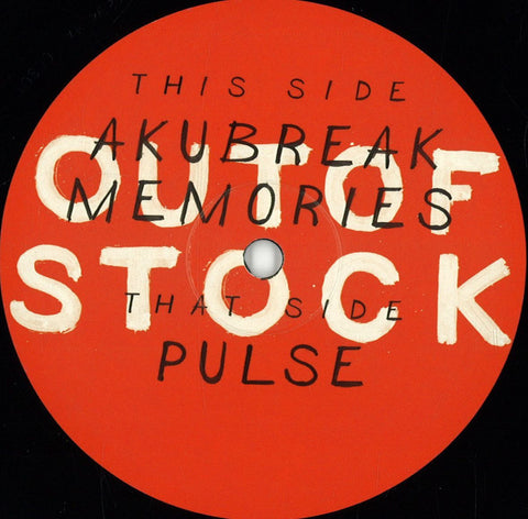 Audiotheque & Sublee ‎– Outofstock #01 12" OutOfStock ‎– OOS01