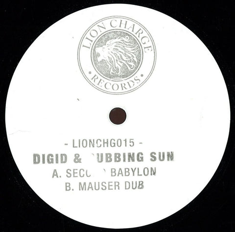 Digid, Dubbing Sun ‎– Second Babylon 12" Lion Charge Records ‎– LIONCHG 015