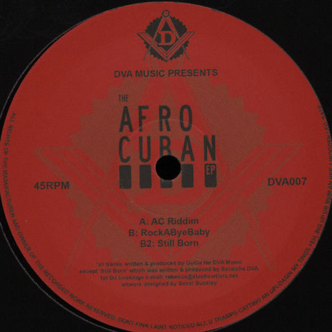 GuGu, Scratcha DVA - The Afro Cuban EP 12" DVA007 DVA Music