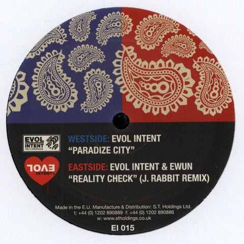 Evol Intent - Paradize City 12" EI015 Evol Intent