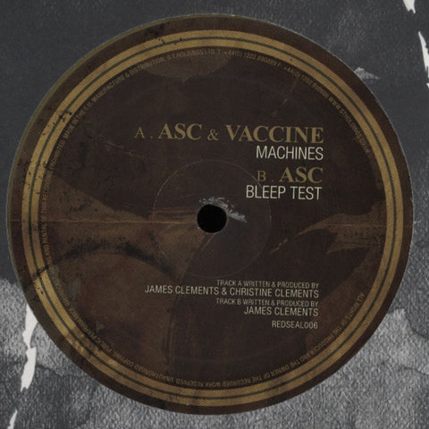 ASC - Machines 12" RESEAL006 Samurai Red Seal