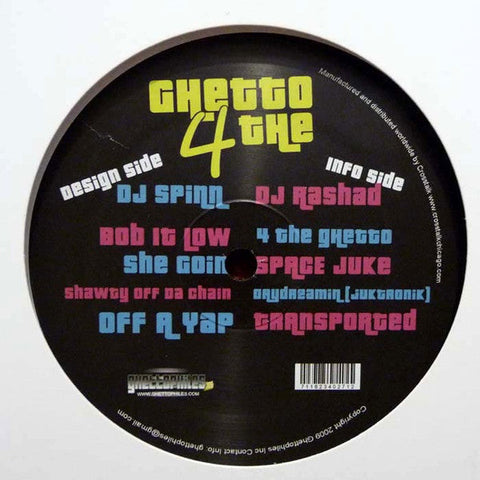 DJ Spinn & DJ Rashad : 4 The Ghetto (12")