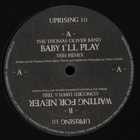 Concord Dawn, Trei - Wipeout EP Part 2 12" RISE030 Uprising Records