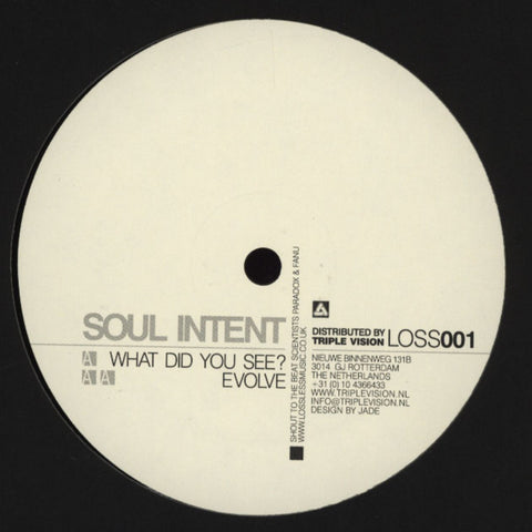 Soul Intent - What Did You See - LOSS001 Lossless Music