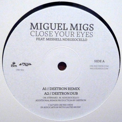 Miguel Migs feat. Me'Shell NdegéOcello : Close Your Eyes (12")