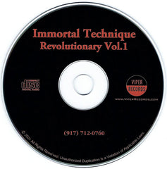 Immortal Technique : Revolutionary Vol. 1 (CD, Album, RE)