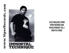 Immortal Technique : Revolutionary Vol. 1 (CD, Album, RE)