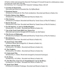 Immortal Technique : Revolutionary Vol. 1 (CD, Album, RE)