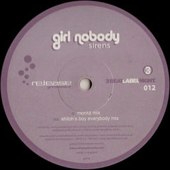 Girl Nobody : Sirens (12")