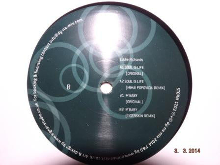 Eddie Richards : Soul Is Life / M'Baby (12")