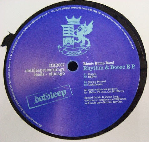 Bionic Bump Band : Rhythm & Booze EP (12", EP)