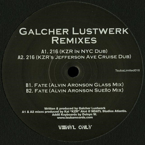 Galcher Lustwerk : Remixes (12", EP, Ltd)