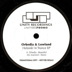 Orkidea / Lowland : Helsinki In Trance EP (12", EP, Promo)
