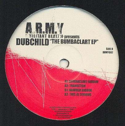 Dub Child (2) : The Bumbaclart EP (12", EP)