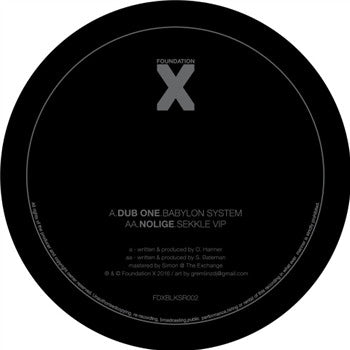 Dub One / Nolige : Babylon System / Sekkle VIP (12")