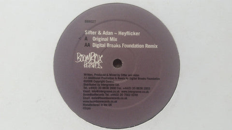 Sifter & Adan : Heyflicker (12")