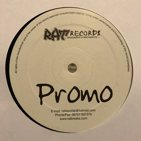 DJ Quest ‎– Rat Sessions Vol.1 Sampler 12" Rat Records ‎– RAT SESSIONS VOL 1