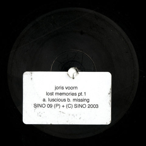 Joris Voorn - Lost Memories Part 1 12" PROMO SINO09 Sino