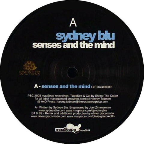 Sydney Blu ‎– Senses And The Mind - Mau5trap Recordings ‎– mau5011