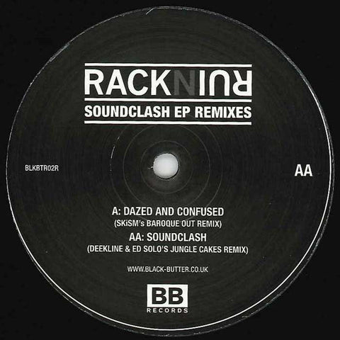 Rack N Ruin - Soundclash EP Remixes 12" Black Butter Records BLKBTR02R