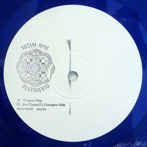 Yotam Avni ‎– Pentimento - Rebirth ‎– REBLTD014