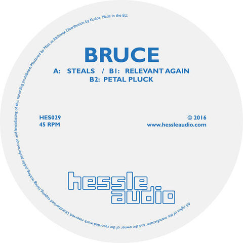Bruce - Steals 12" Hessle Audio ‎– HES029