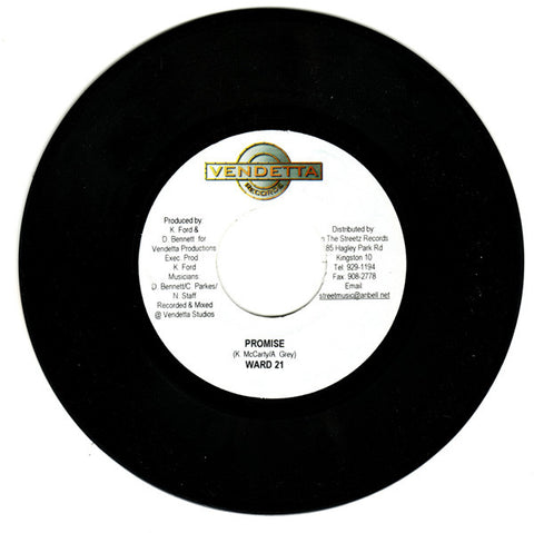 Ward 21 - Promise / Cool Fusion 7" Vendetta Records
