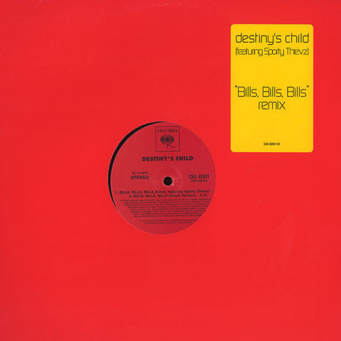 Destiny's Child ‎– Bills, Bills, Bills 12" Columbia ‎– CAS 42631