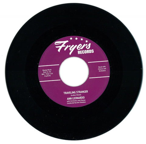 Ann Leonardo, The Bill Johnson Quintet ‎– Traveling Stranger 7" Fryers ‎– Fry.027