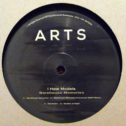 I Hate Models ‎– Warehouse Memories 12" Arts ‎– ARTS020