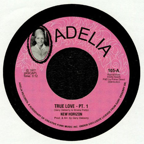 New Horizon - True Love (Part 1 & 2) - Rain&Shine ‎– RSRLTD005