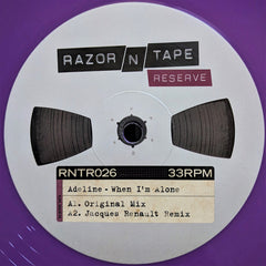 Adeline ‎– When I'm Alone - Razor N Tape Reserve ‎– RNTR026