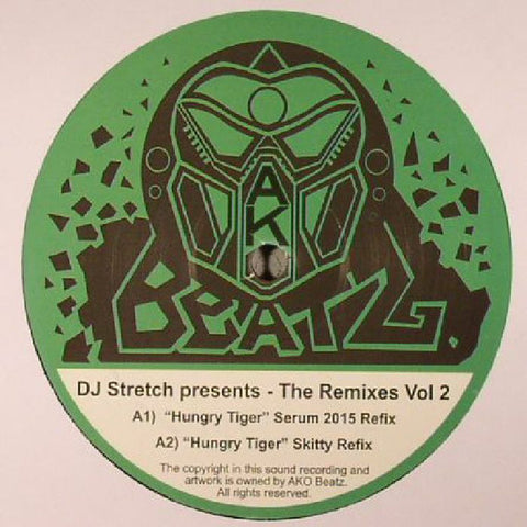 DJ Stretch Presents - The Remixes Vol 2 12" Ako Beatz ‎– AKO 003 REPRESS