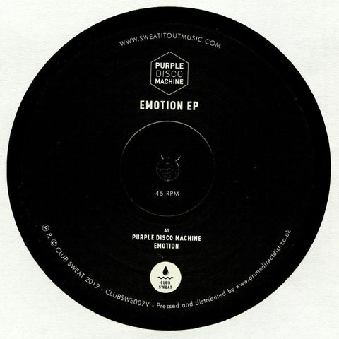 Purple Disco Machine ‎– Emotion EP - Club Sweat ‎– CLUBSWE007V