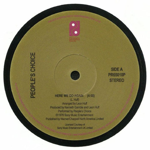 People's Choice ‎– Here We Go Again - Philadelphia International Records ‎– PR65010P