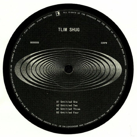 Tlim Shug ‎– Untitled 12" Bobby Donny ‎– BODO008