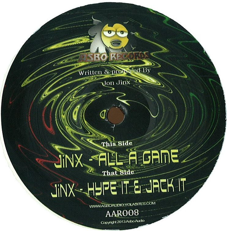 Jinx - All A Game / Hype It & Jack It 12" ASBO Records AAR008