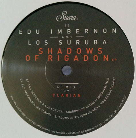 Edu Imbernon And Los Suruba ‎– Shadows Of Rigadon EP - Suara ‎– SUARA212