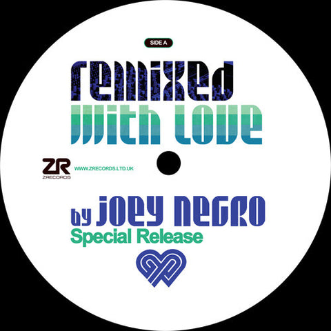 Various ‎– Remixed With Love By Joey Negro - Z Records ‎– ZEDD12257X
