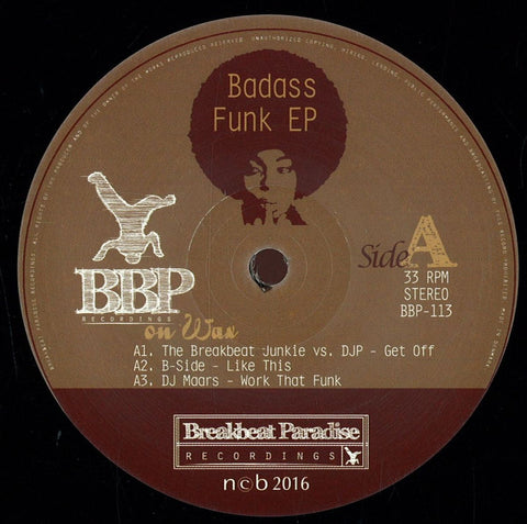Various ‎– Badass Funk EP Breakbeat Paradise Recordings ‎– BBP113