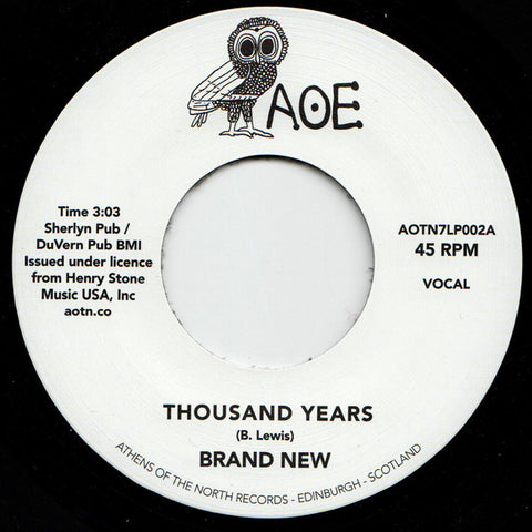 Brand New - Thousand Years / Party Time Athens Of The North ‎– AOTN7LP002