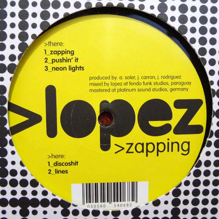 Lopez - Zapping E.P. 12" Keep Up! KEEP 006