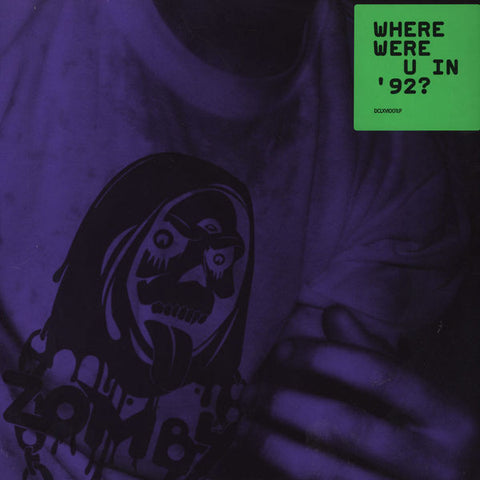 Zomby ‎– Where Were U In 92 - Cult Music - DCLXVI001LP (2012 Yellow Transparent Limited Edition)